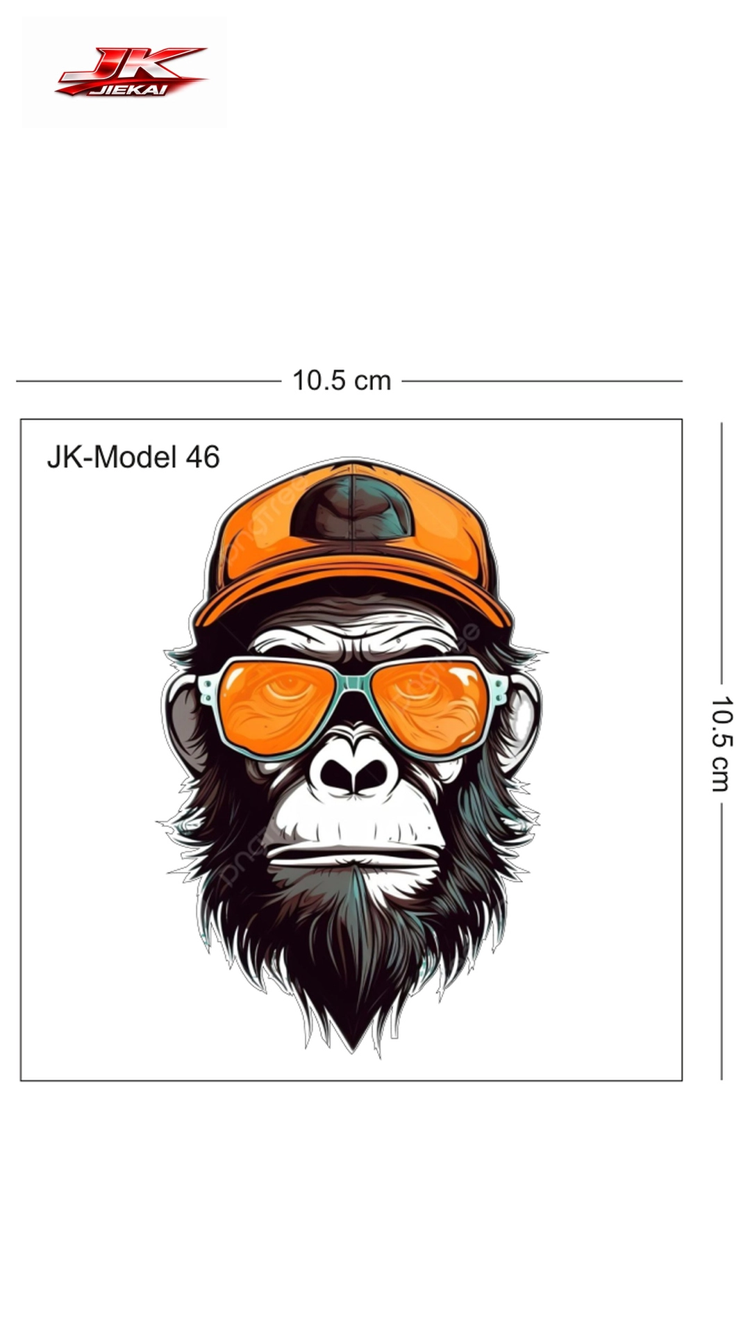 JK JİEKAİ MOTOSİKLET KASK AKSESUARI STİCKER MODEL 46