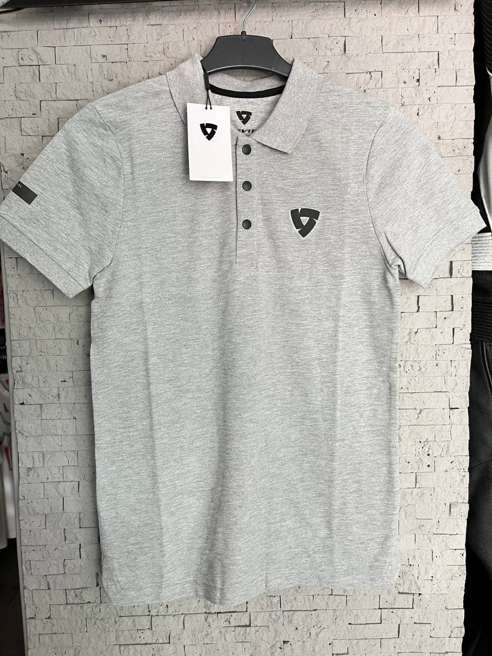 Revit Polo Yaka T-Shirt – Gri