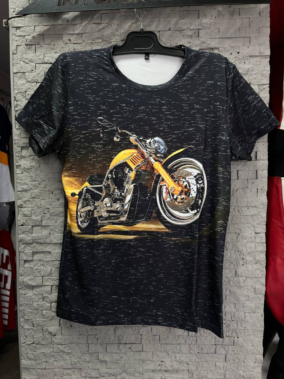 Motosiklet T-Shirt – Beyaz