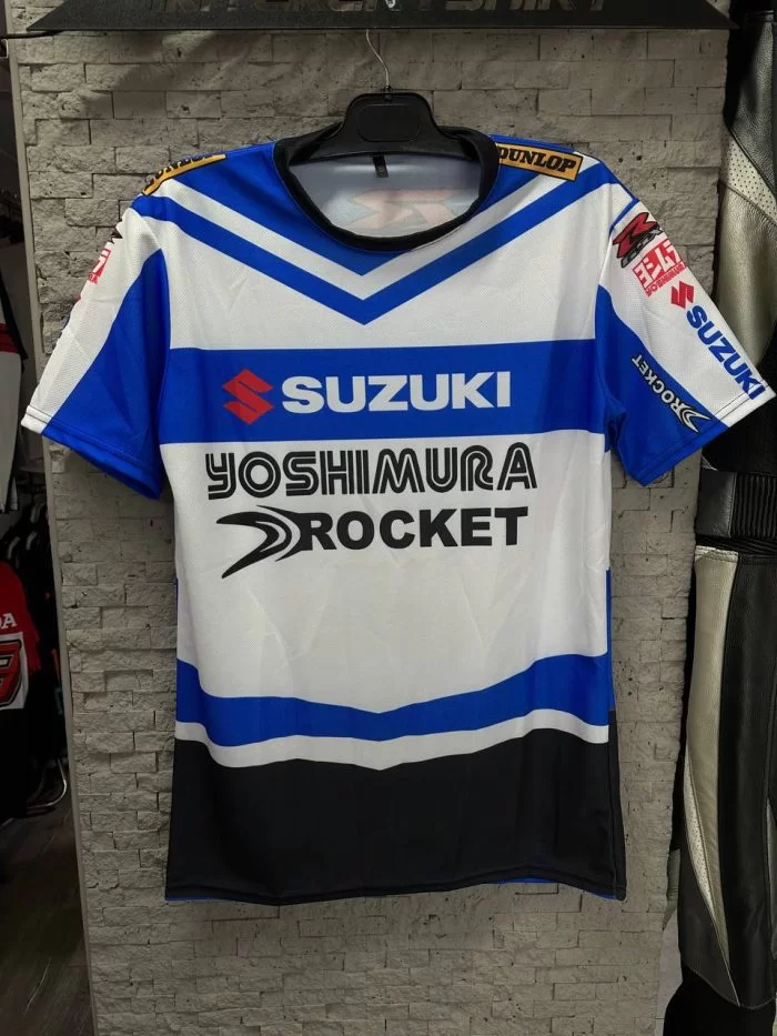 Mikro Polyester Dijital Baskı Suzuki T-Shirt