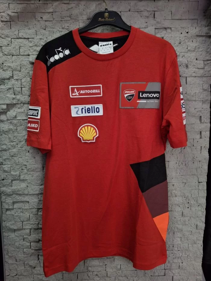 Ducati Corse Nakışlı T-Shirt