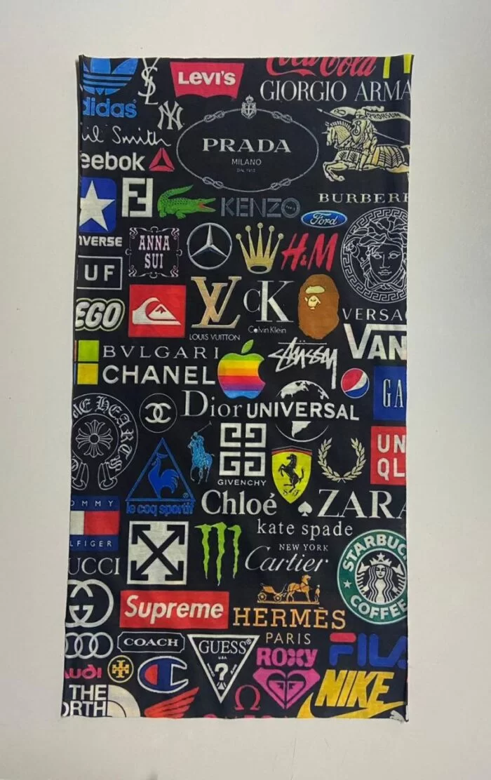Marka Desenli Bandana Boyunluk