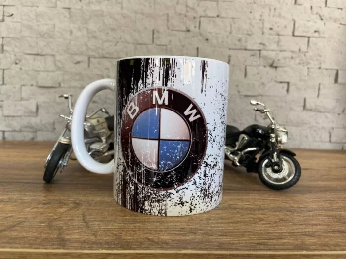 BMW Logo Baskılı Kupa Beyaz 