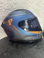 MTS-M 910 Siyah Vizörlü Fullface Kask XL Beden 