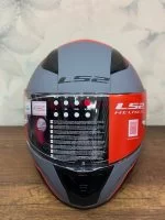 LS2 Multiply Mat Gri-Turuncu Kask M Beden
