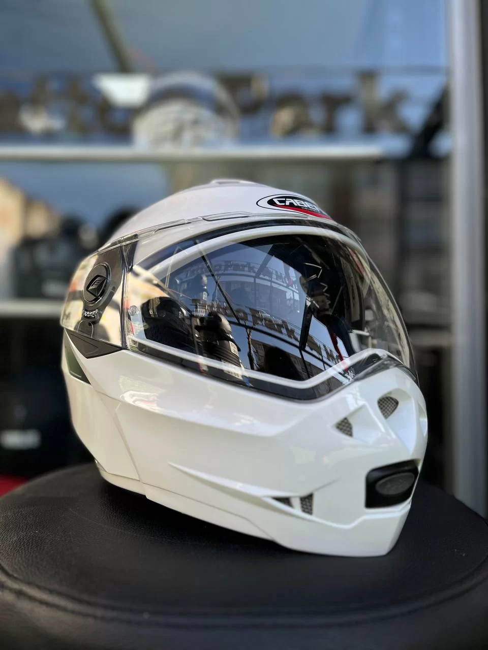 Caberg Çene Açılık Kask – Beyaz S Beden