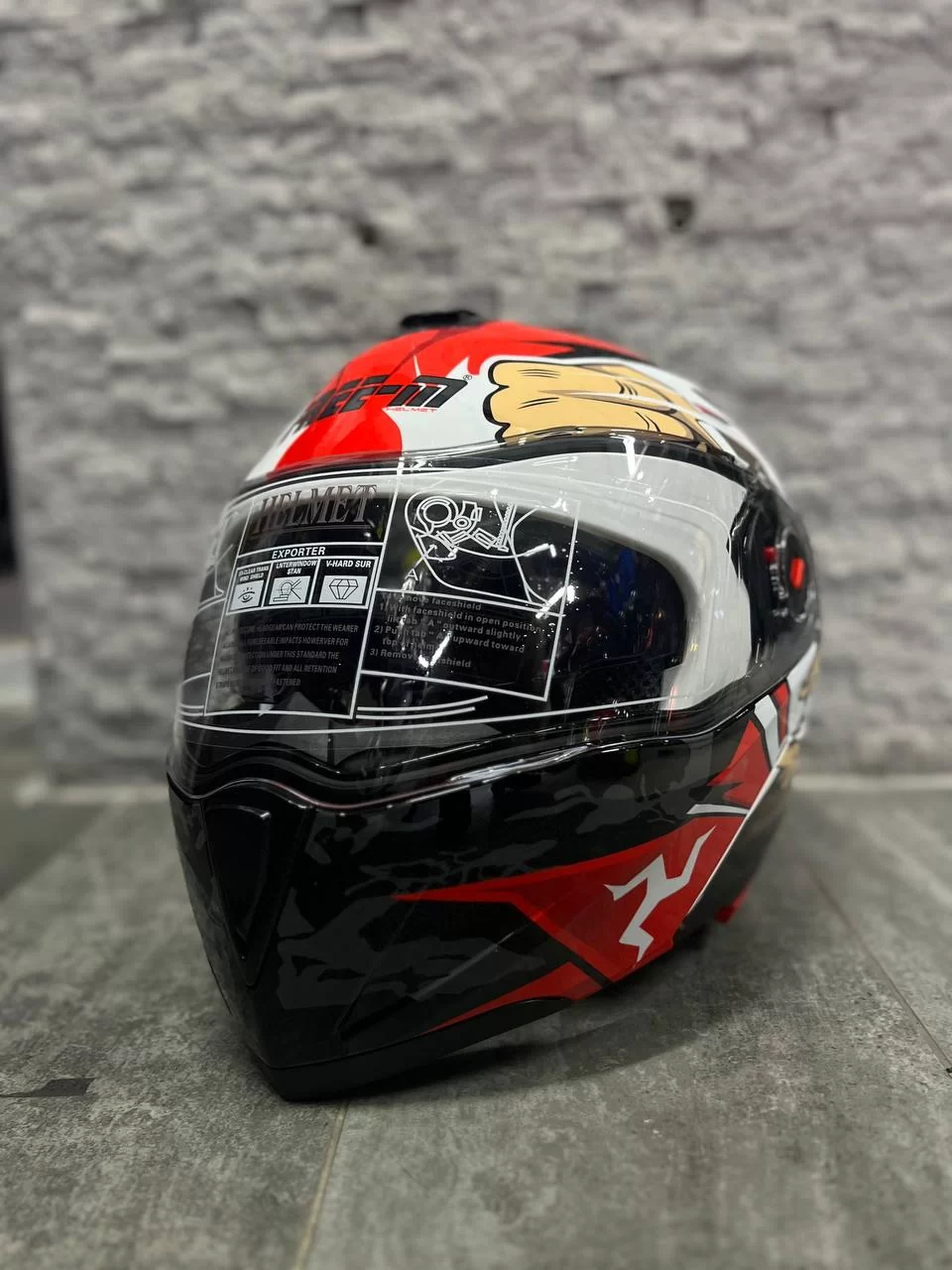 FREE-M Çene Açılır Kask – Monkey
