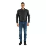 Dainese Agile Mat Siyah Deri Mont 48 Beden