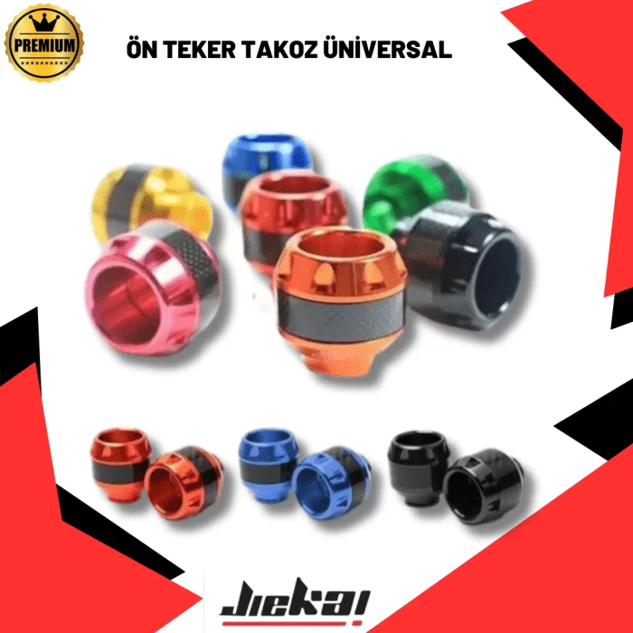 JİEKAİ RENKLİ ÖN TEKER TAKOZU ÜNİVERSAL