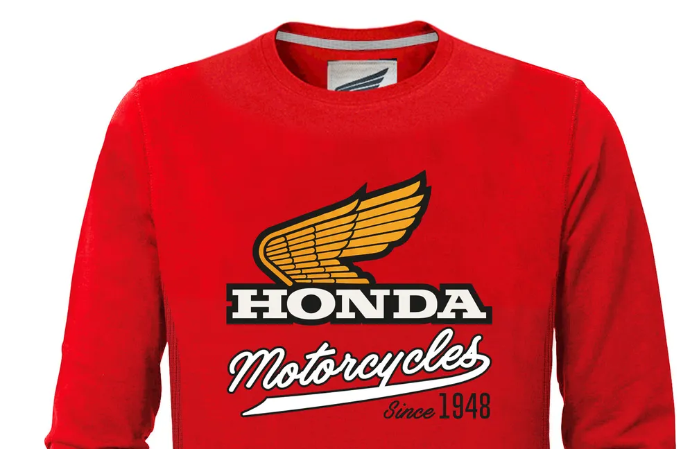 HONDA KIRMIZI BİSİKLET YAKA SWEATSHİRT