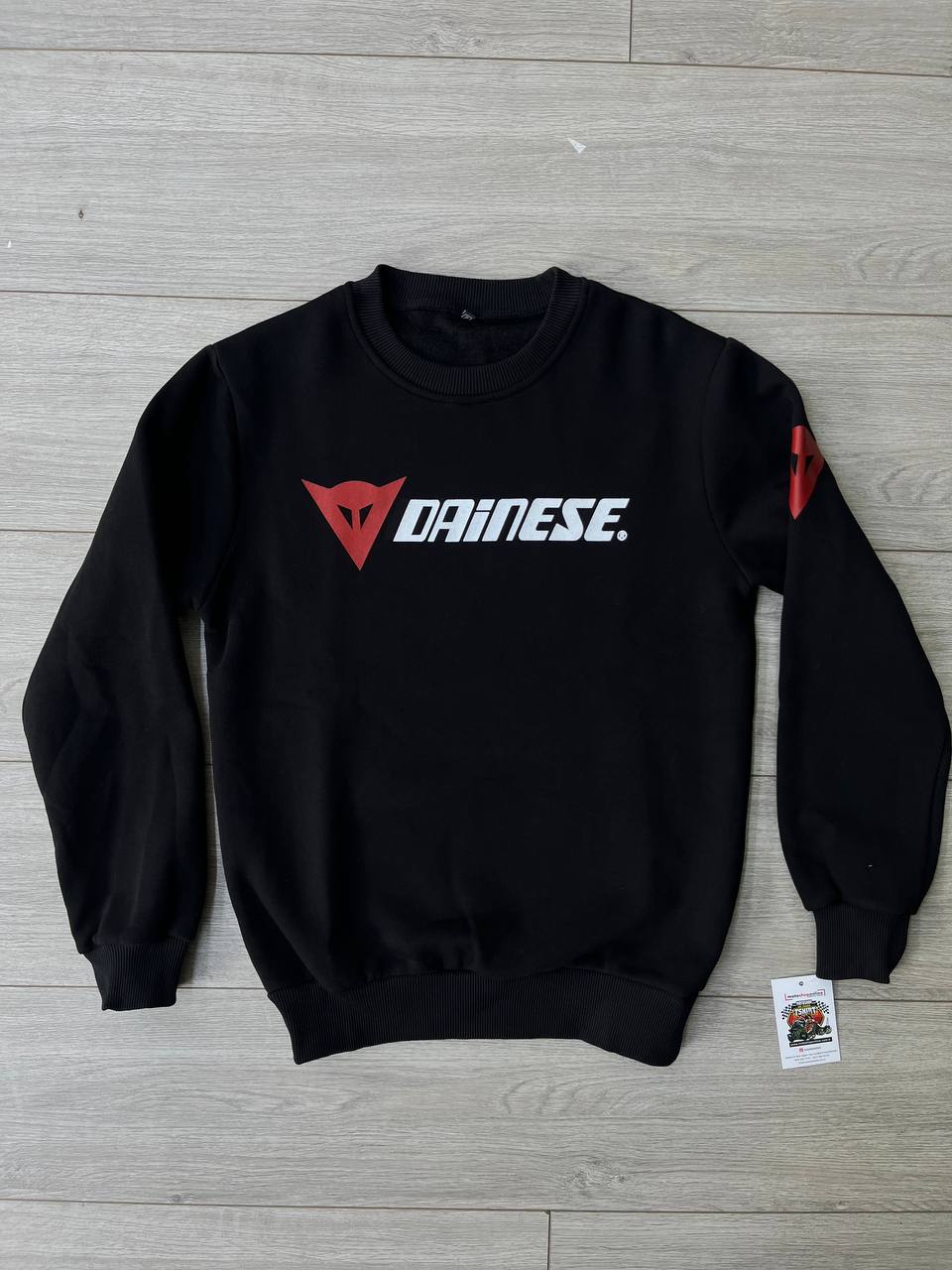 DAİNESE BASKILI BİSİKLET YAKA SWEATSHİRT