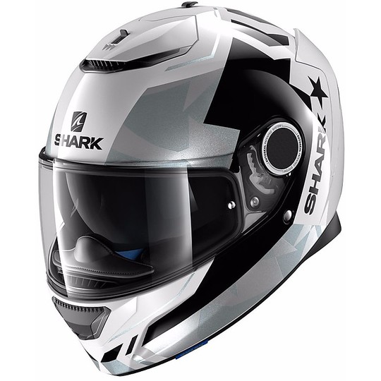 SHARK SPARTAN DROZE SİYAH BEYAZ L