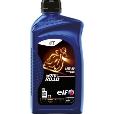 Elf Moto 4 Road 15W-50 4T Sentetik Motosiklet Yağı 1L