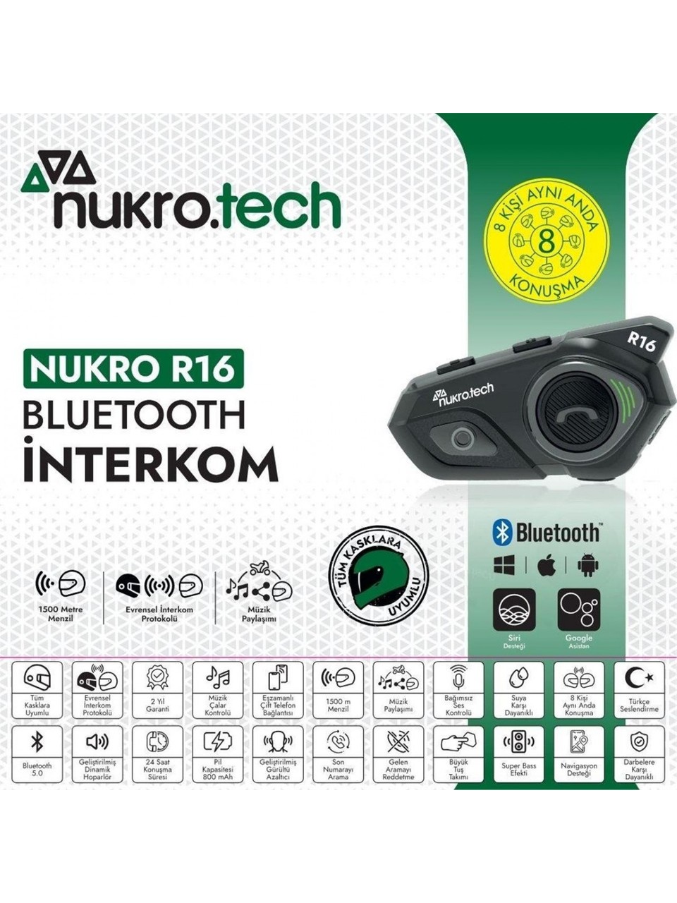 NUKROTECH R16 INTERCOM