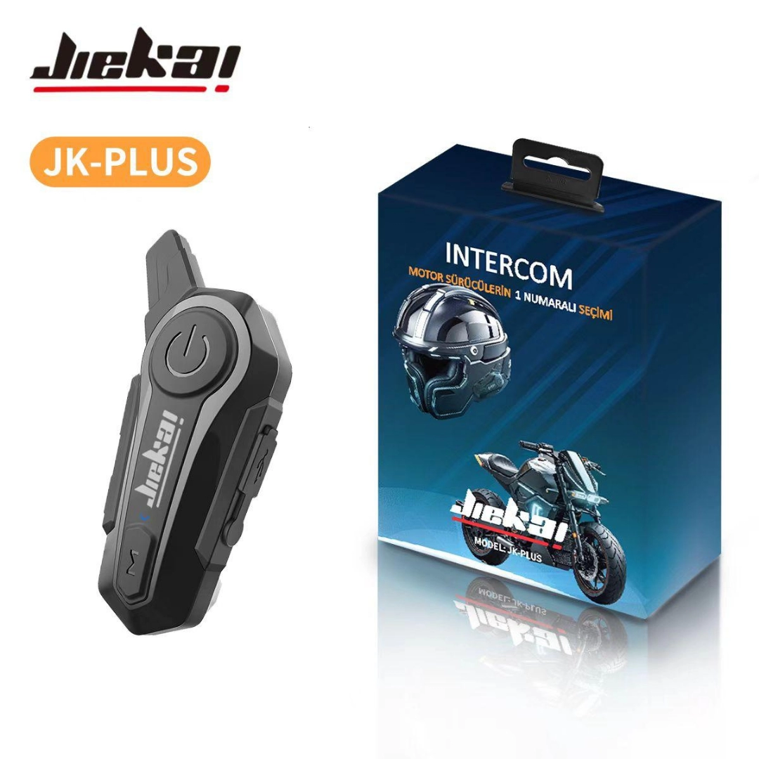 JİEKAİ JK-1000-PLUS İNTERKOM SİYAH ( RENKLİ KAPAKLAR HEDİYE )