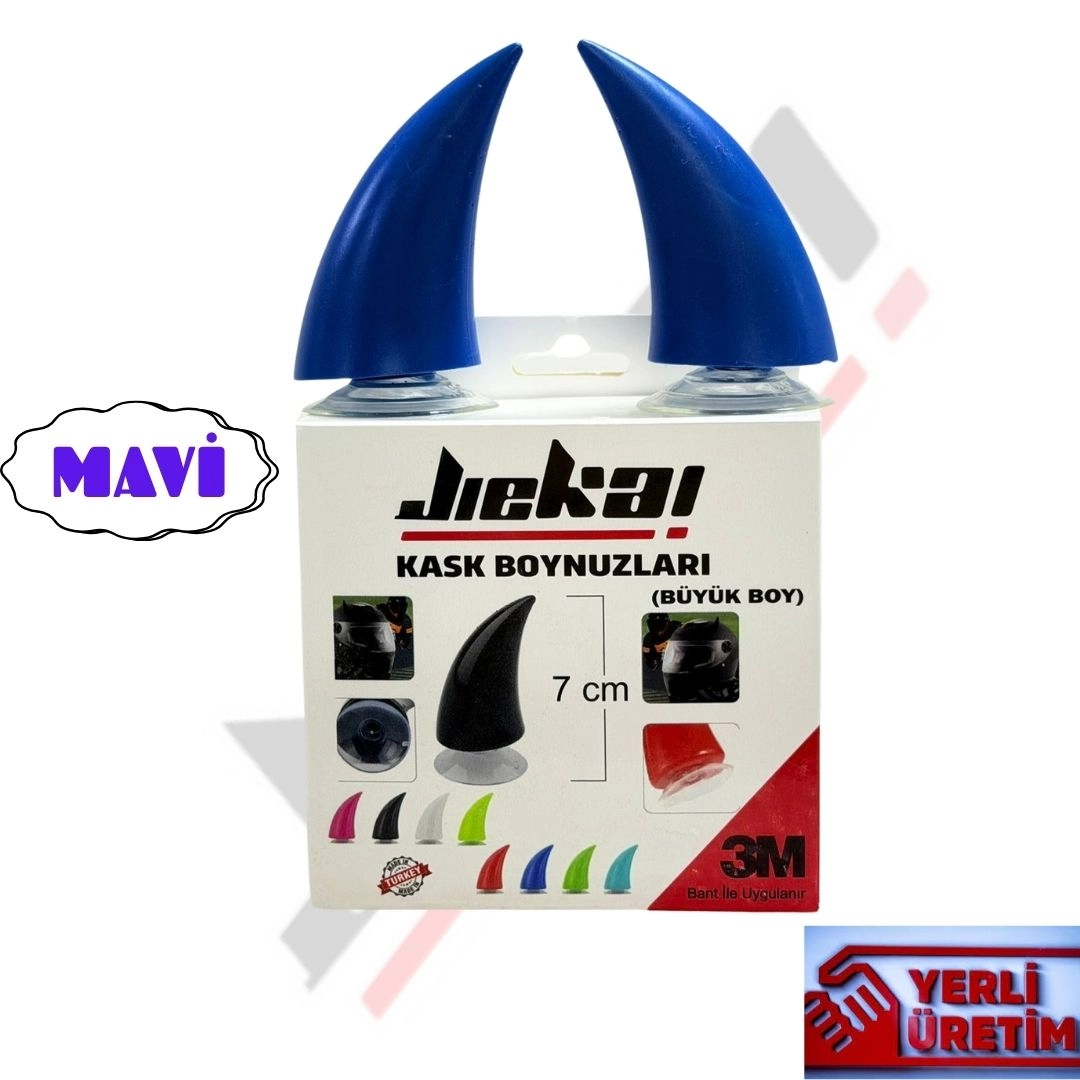 KASK BOYNUZU ( MAVİ ) PAKET İÇERİĞİ 2 ADET