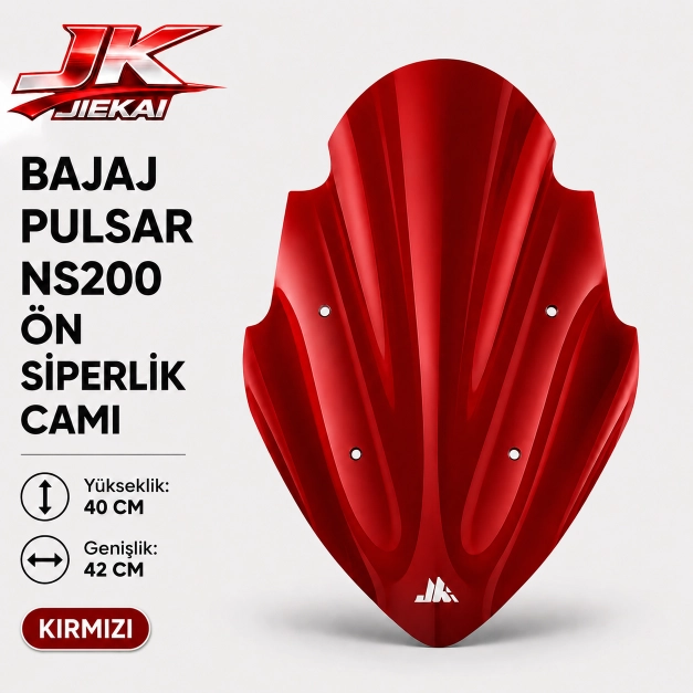 JK JİEKAİ BAJAJ PULSAR NS200 ÖN SİPERLİK KIRMIZI RENK