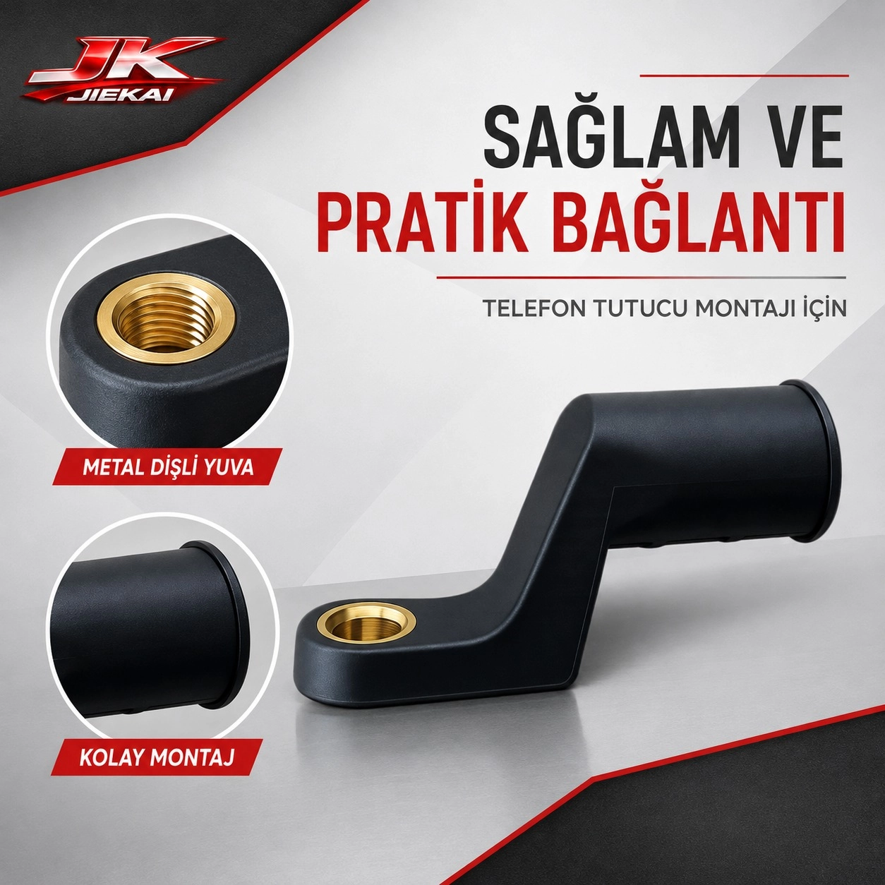 UNİVERSAL AYNA BAĞLANTILI TELEFON TUTUCU APARATI