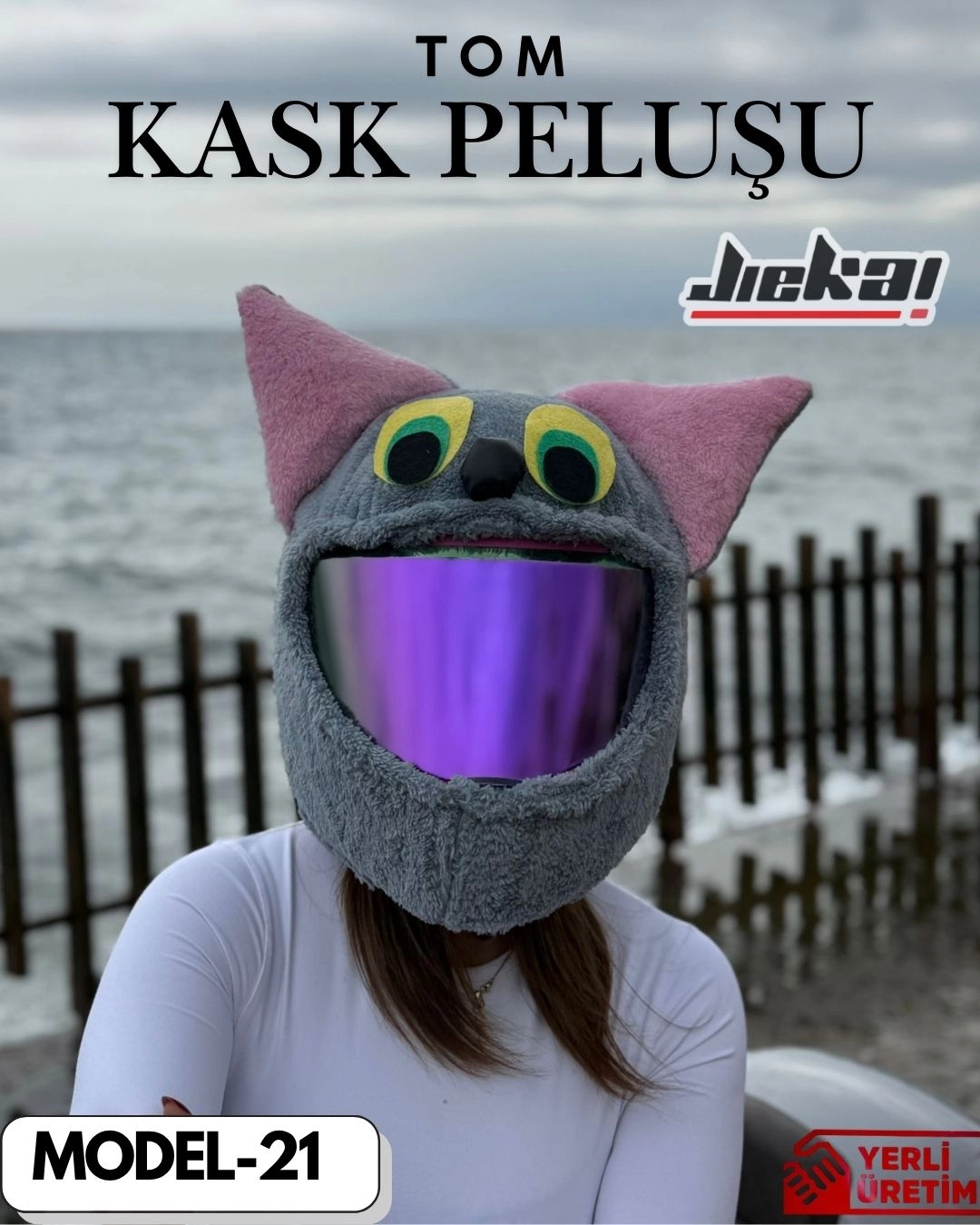 MODEL-21 KASK PELUŞU TEK EBAT