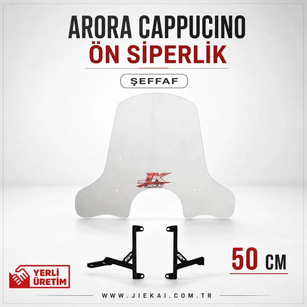 RELLAX Arora Cappucino 50 CM 2019-2025 UYUMLU ÖN CAM ŞEFFAF-AC5012560