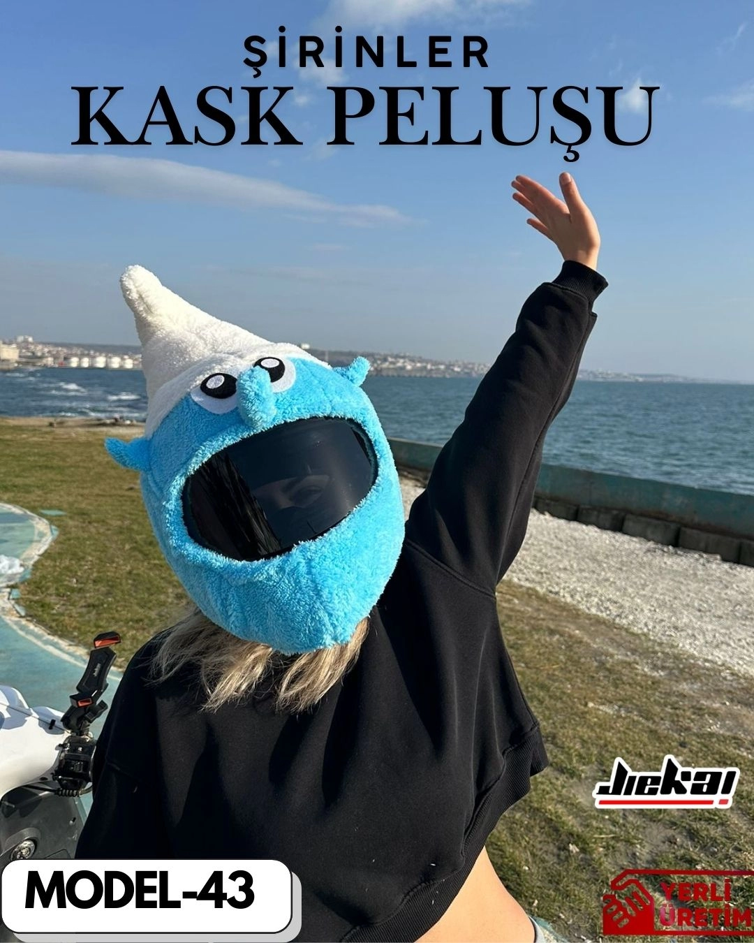 MODEL-43 KASK PELUŞU TEK EBAT